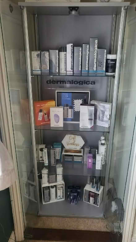 Photo of free Tall glass display cabinet - PRODUCTS NOT INCLUDED (Rackheath NR13) #2