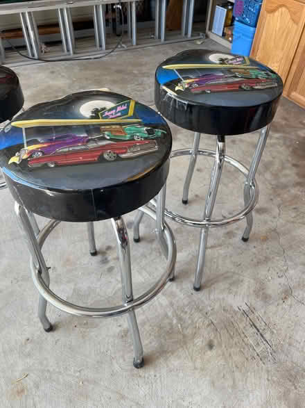 Photo of free Retro bar stools (2) (Montrose) #2