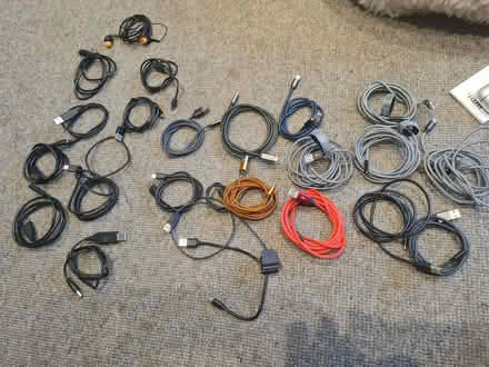 Photo of free USB charger cables - USB C and micro mixture (Richmond TW10) #1