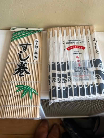 Photo of free Sushi rolling mat & chopsticks (Windsor SL4) #1
