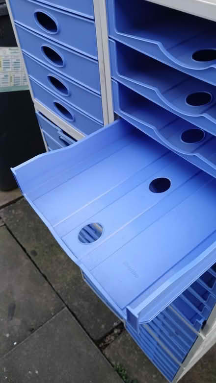 Photo of free 2 stacks of office filing drawers (Tamworth, Staffordshire.) #3