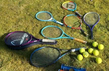 Photo of free Tennis racquets and balls (Cranham Corner GL6) #1