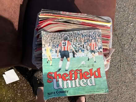 Photo of free Blades vintage matchday programmes (Dungworth S6) #1