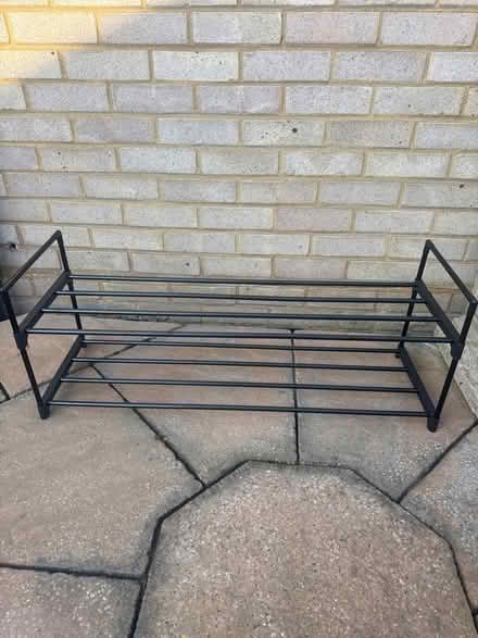 Photo of free Black shoe rack (Hitchin (South)) #1