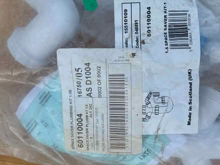Photo of free Space Saver Plumbing Kit (The Camp AL1) #2