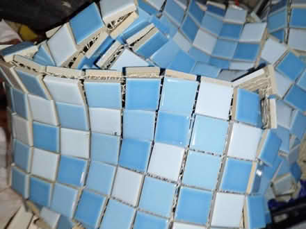 Photo of free Square Blue Mosaic Tiles (Charlton SE7) #1
