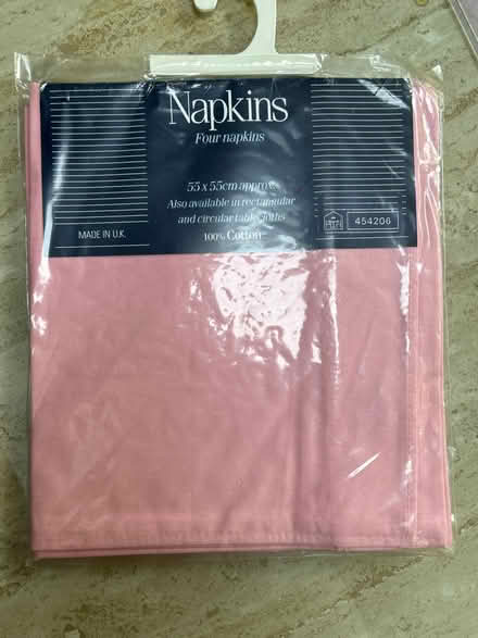 Photo of free Brand new cotton napkins x4 (Potters Bar) #1
