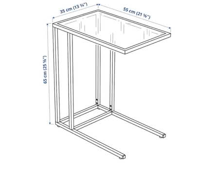 Photo of free IKEA bedside/ laptop table (Tooting bec) #2