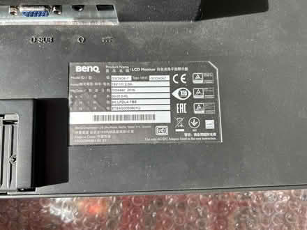 Photo of free Two benq lcd computer screens (Bierton Aylesbury) #2