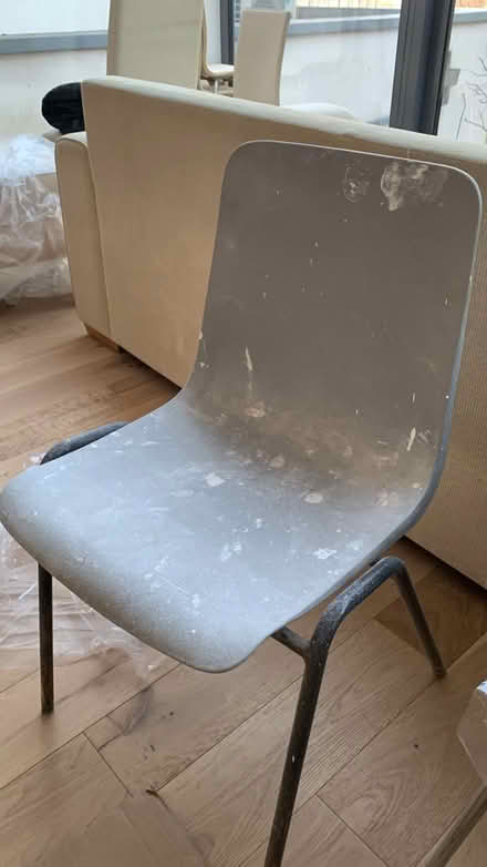 Photo of free 7 x plastic moulded chairs (Forest Hill Honor Oak SE23) #1