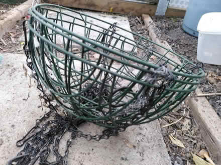 Photo of free Wire hanging baskets x3 (Penarth CF64) #1