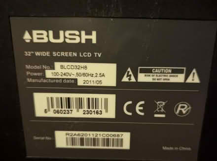 Photo of free Bush 32 inch LCD dumb TV (Hampden Park BN22) #4