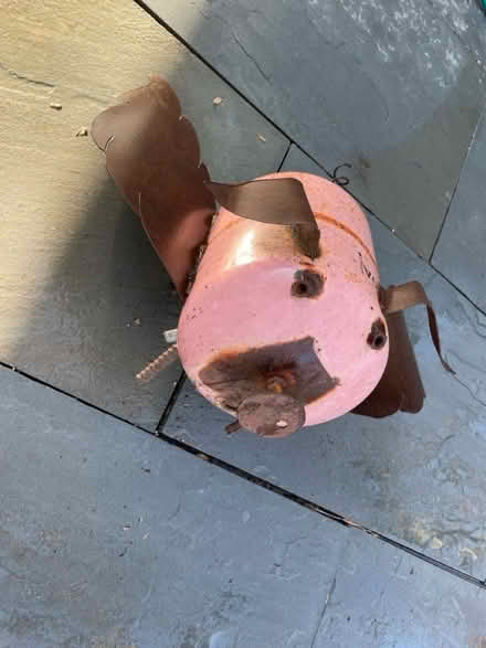 Photo of free Pig lawn ornament (Four Corners) #1