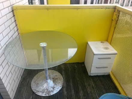 Photo of free Table, chairs, bedside table (Stepney E1) #1