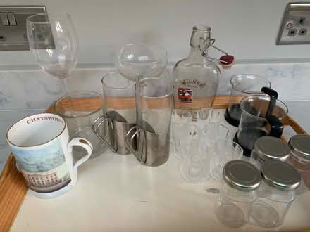 Photo of free Assorted glasses and 4 placemats (Tadworth KT20) #2