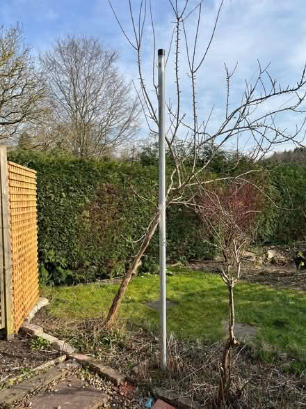 Photo of free 3m strong metal post (for washing line or similar) (Clungunford SY7) #3