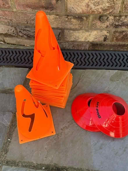 Photo of free 16 Orange Football cones 20cm high (Sundridge TN14) #2