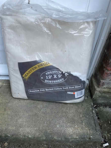 Photo of free 3 dust sheets (Wimbledon Park SW19) #1