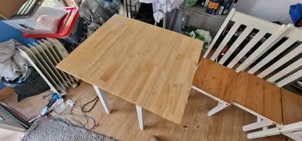 Photo of free Dining table and 3 chairs (Colliers wood) #4