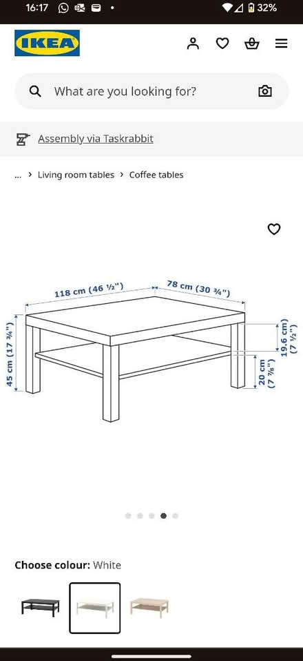 Photo of free IKEA coffee table (KT3) #2