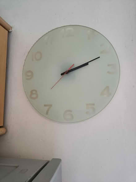 Photo of free Green glass clock (East Finchley N2) #1