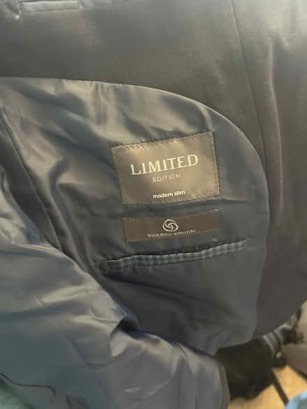 Photo of free 2 blue suits (Stepney E1) #2