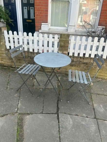 Photo of free Metal table and chairs for garden (Seven Sisters N15) #2