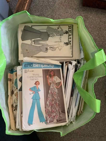 Photo of free Large Bag of Sewing Patterns (Pleasley, Mansfield NG19) #1