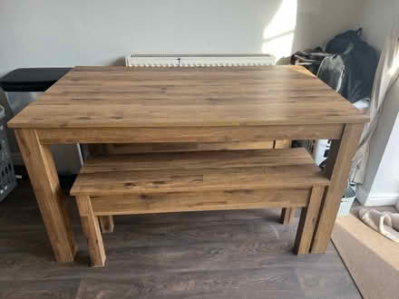 Photo of free Dining room table and benches (Nottingham NG5) #1