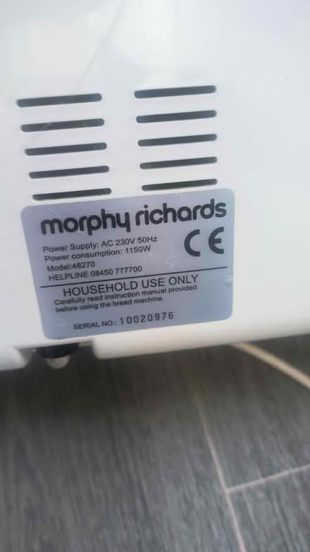 Photo of free Bread maker (B29) #3