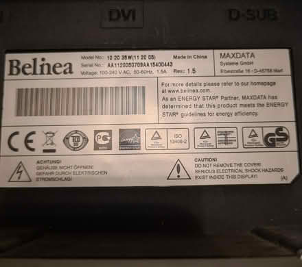 Photo of free Computer Monitor (RH11) #1