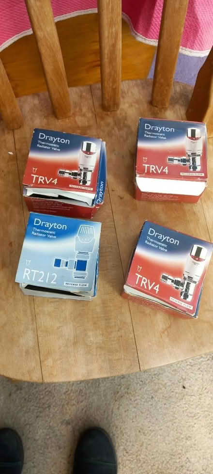 Photo of free TRV4 & RT212 Radiator valves (Uffculme, nr Cullompton) #1