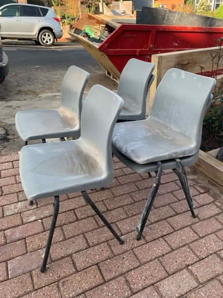 Photo of free 7 x plastic moulded chairs (Forest Hill Honor Oak SE23) #3