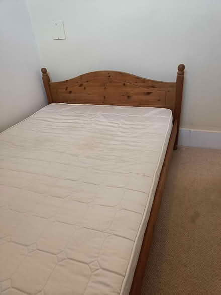 Photo of free King size pine bed (East Finchley N2) #1
