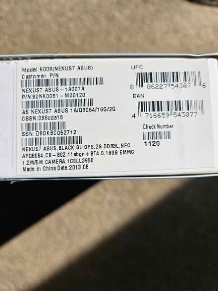 Photo of free Google Nexus 7 tablet (Minehead) #3