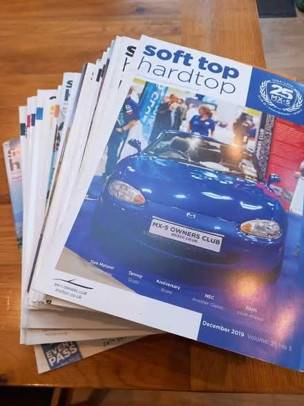 Photo of free mx-5 magazines (New Malden KT3) #1