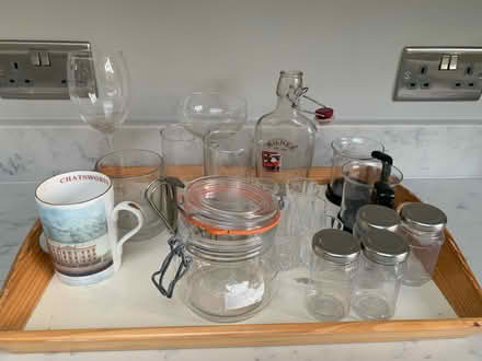 Photo of free Assorted glasses and 4 placemats (Tadworth KT20) #1