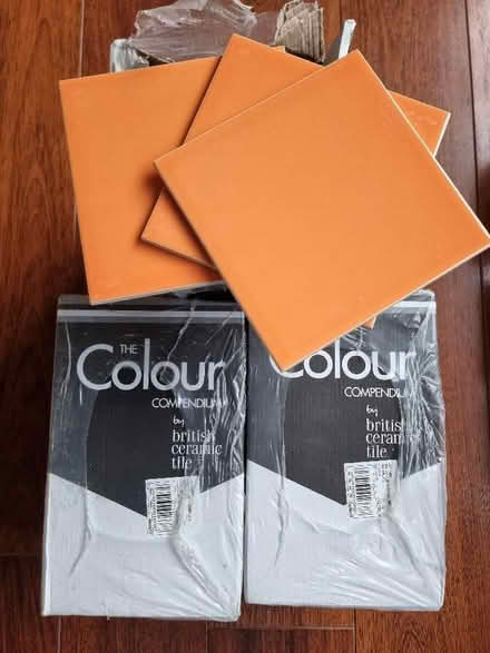 Photo of free Orange tiles (Lower Walkley S6) #1