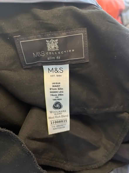 Photo of free 2 blue suits (Stepney E1) #3