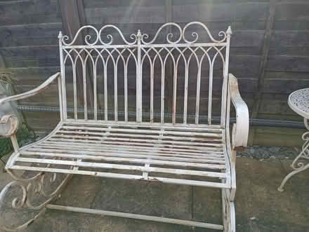 Photo of free Rocking metal garden bench (Whitton) #1