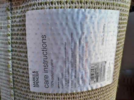 Photo of free Medium chartreuse rug (Lanchester DH7) #1