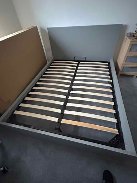Photo of free New King Size Ottoman Storage Bed (Epping Green IG10) #1