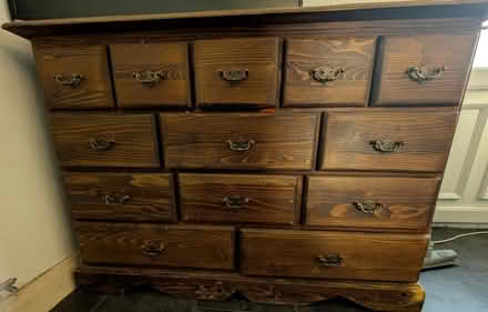 Photo of free Solid wood chest of drawers (Lees OL4) #2