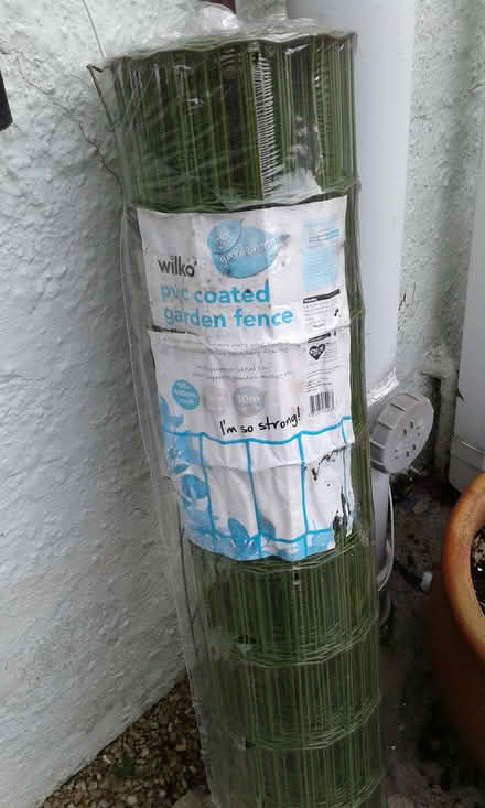 Photo of free Green plastic covered fencing (St Blazey Gate PL24) #1