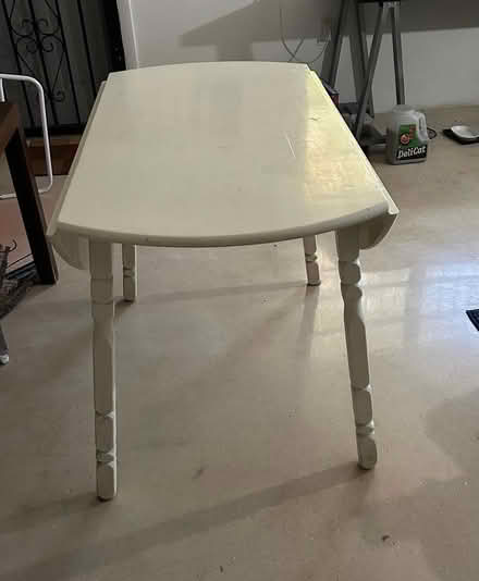 Photo of free Wooden table 24" with drop leaves (North Coconut Grove) #1