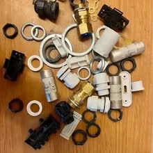 Photo of free Assorted electrical bits (Fords Farm RG31) #1