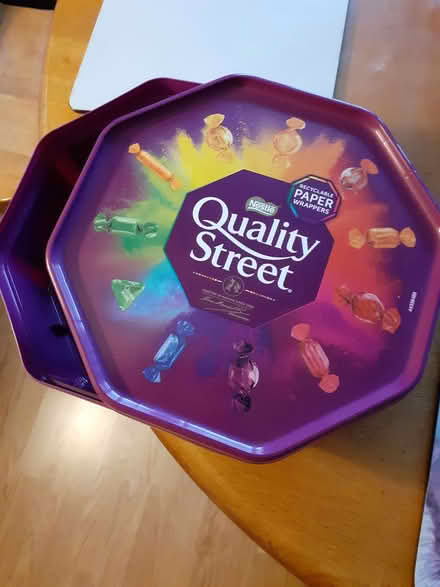Photo of free Empty Quality Street/Roses Tubs (Tenterden TN30) #1