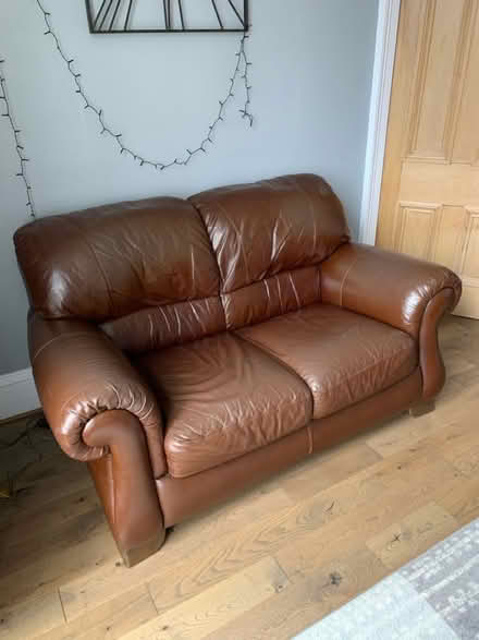 Photo of free Italsofa leather 2 person Sofa (Kilcreggan) #2
