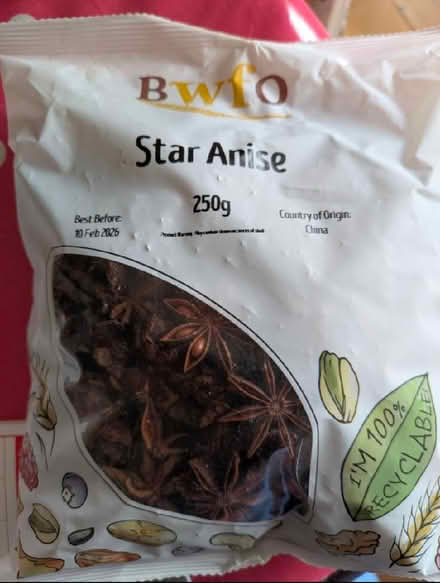 Photo of free Unopened bag of star anise BBE 10/Feb/2026 (Nantmawr SY10) #1