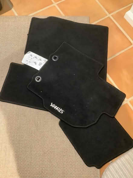 Photo of free Toyota Yaris Hybrid car mats + rubber mats (Long Hanborough OX29) #1